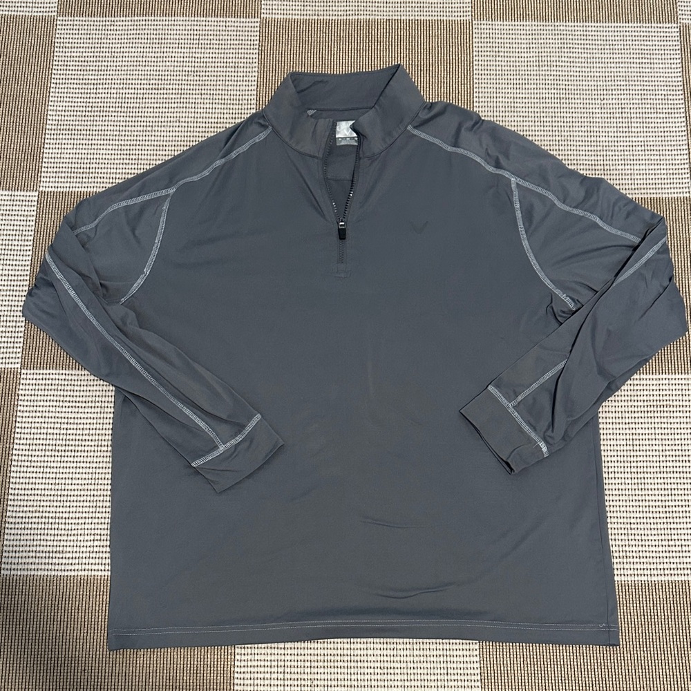 Callaway Gray Quarter-Zip Pullover